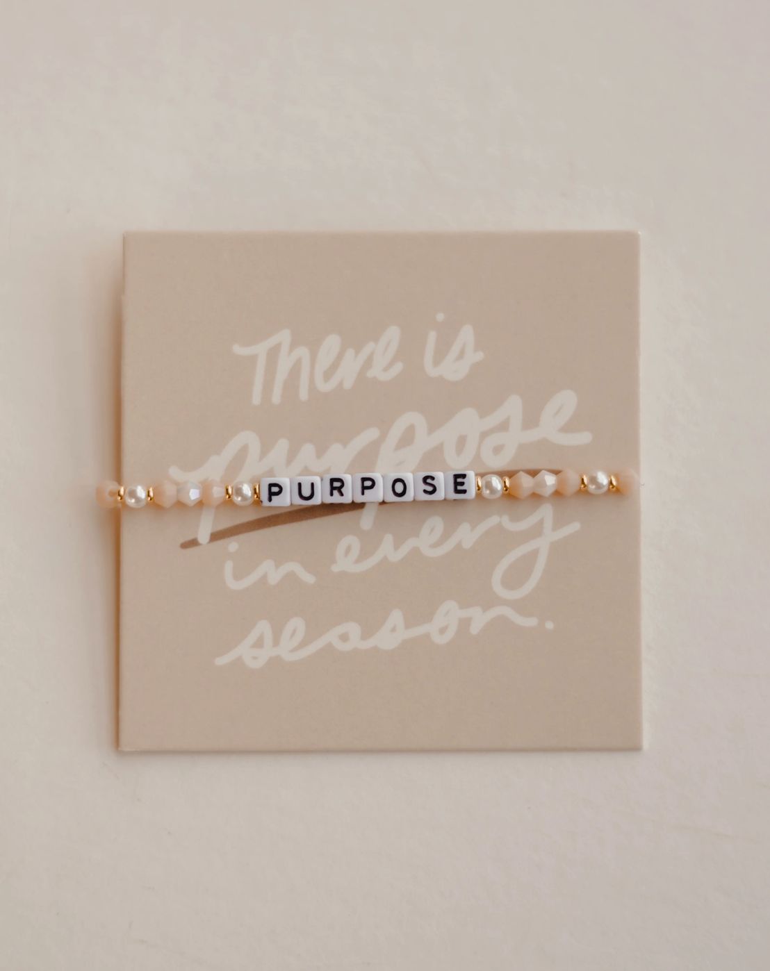 Purpose Beaded Bracelet