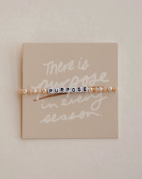 Purpose Beaded Bracelet