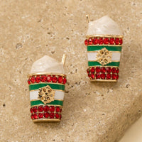 Holiday Frappe Stud Earring
