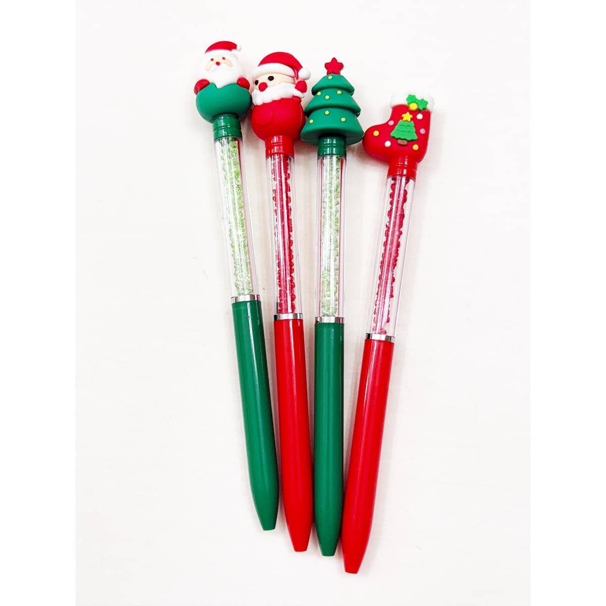 Christmas Theme Gem Ball Point Pen - Mystery Style