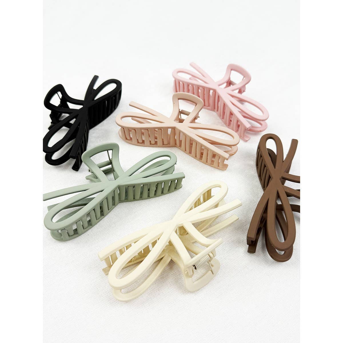 Jumbo Bow Hair Clip Claw - Mystery Color