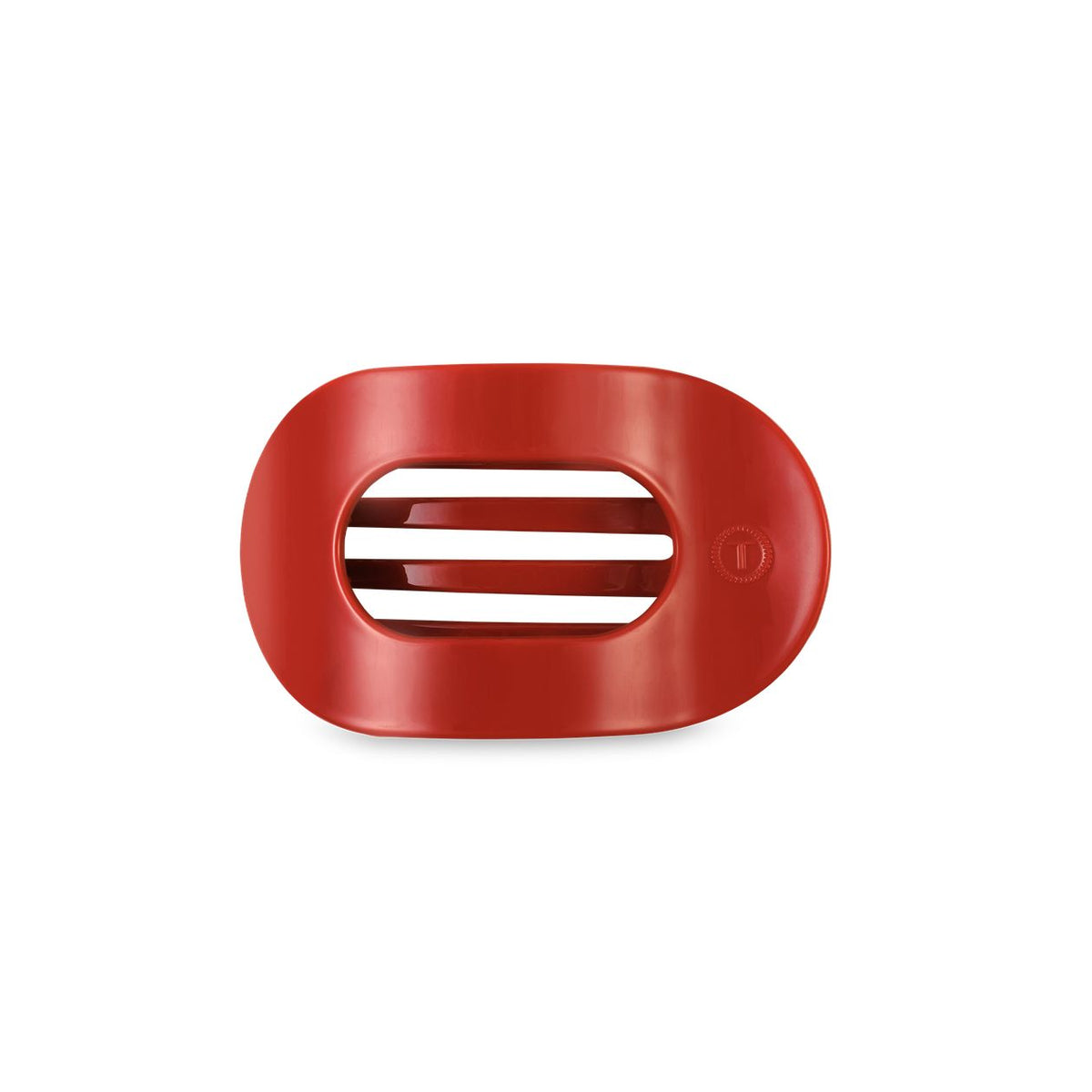 Teletie Flat Round Hair Clip - Small - Red Carpet Ready