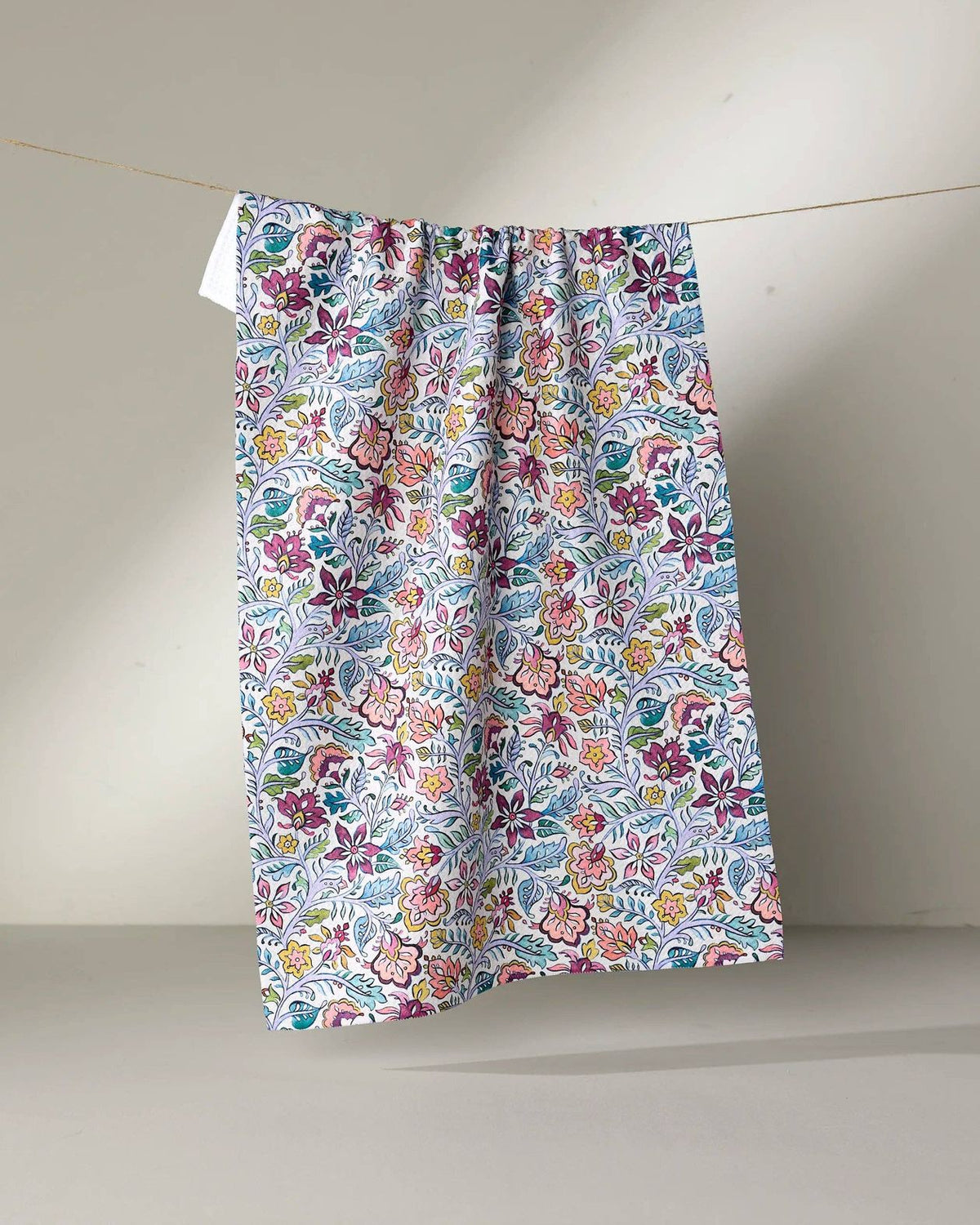 Geometry Tea Towel - Amethyst