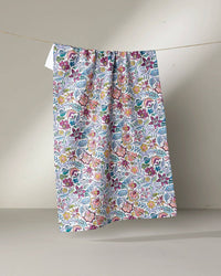 Geometry Tea Towel - Amethyst