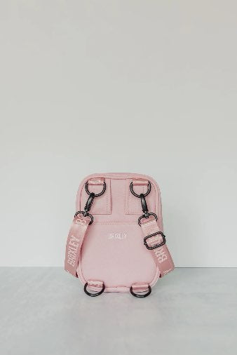 Leather Blossom Crossbody Sling