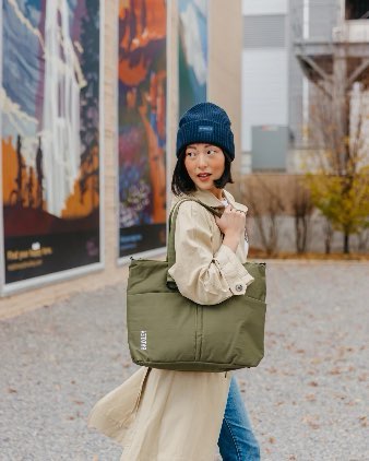 Brixley Olive Tote Bag