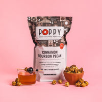 Poppy Hand-Crafted Popcorn - Cinnamon Bourbon Pecan 8.5oz Bag
