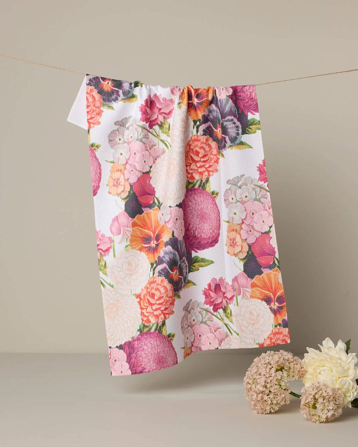 Geometry Tea Towel - Ecstatic Blooms
