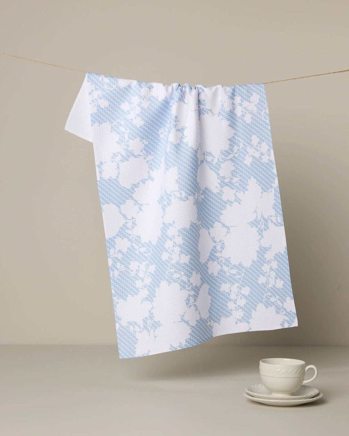 Geometry Tea Towel - Soft Bloom