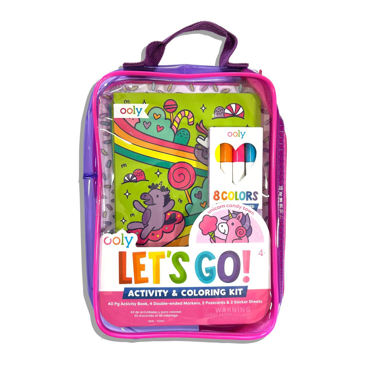 Activity & Coloring Kit - Unicorn Candy Town