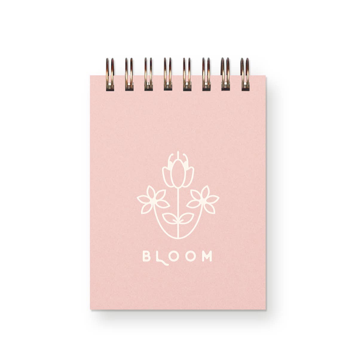Sunset Pink Bloom Mini Jotter Notebook