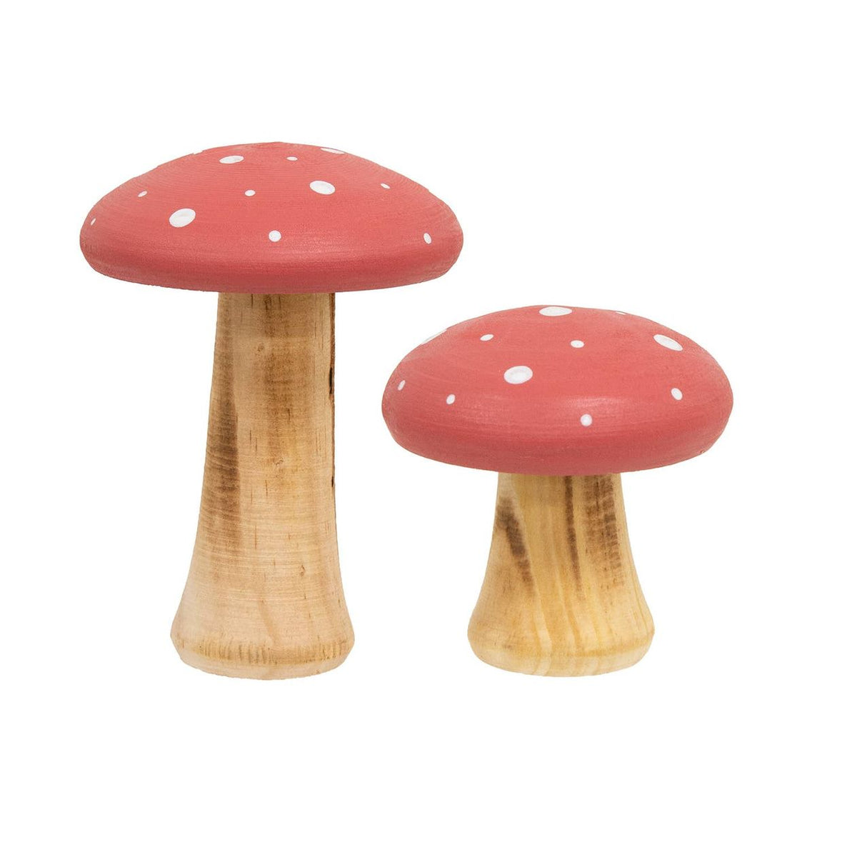 Mushrooms Wood Shelf Decor- 2 Sizes