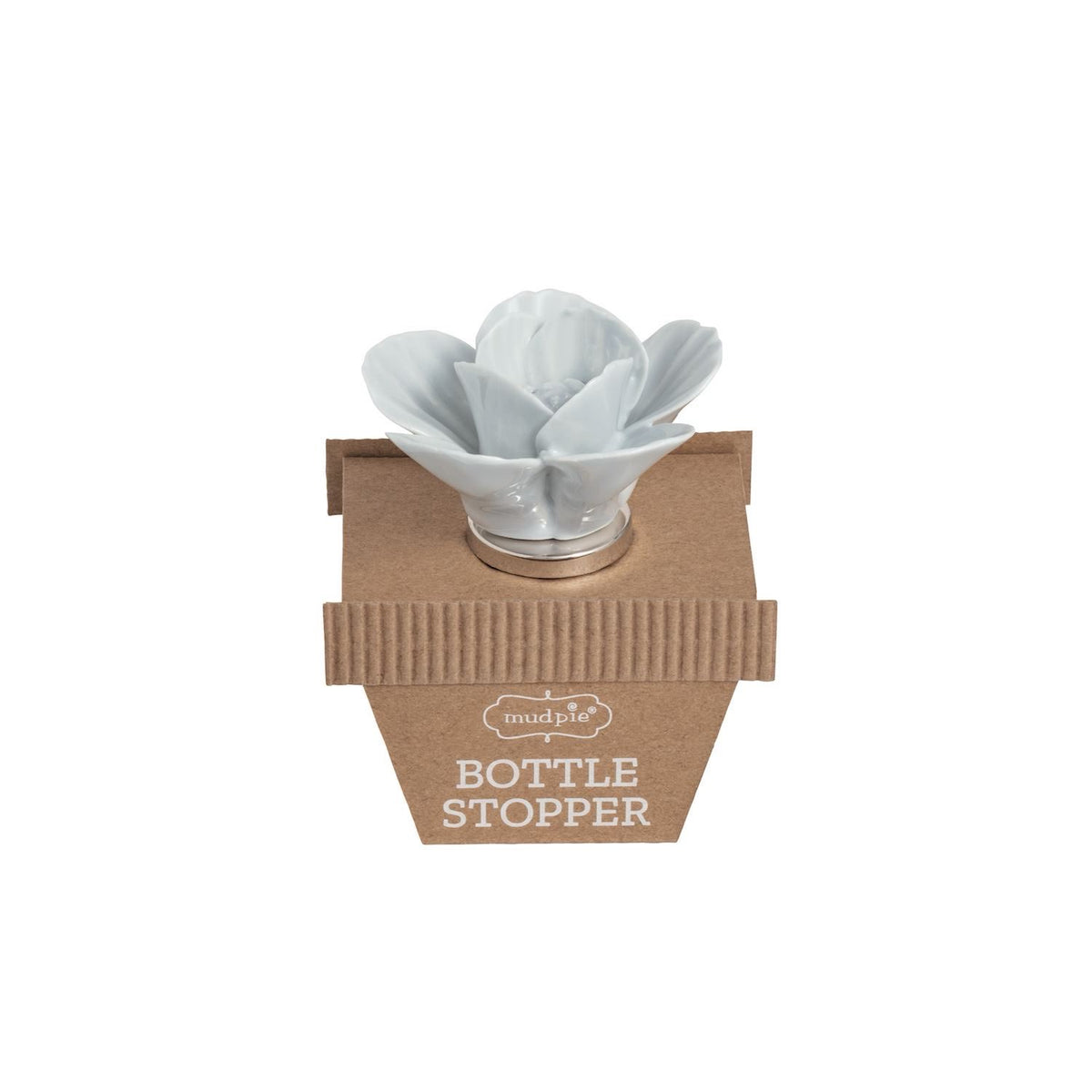 Blue Rose Bottle Stopper
