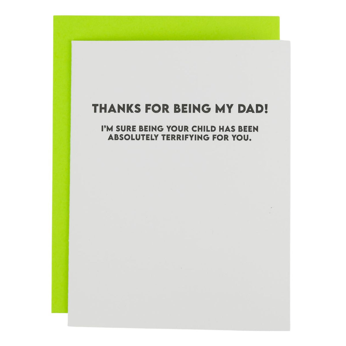 Thanks For Being My Dad - Father's Day Card