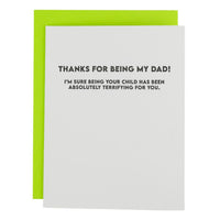 Thanks For Being My Dad - Father's Day Card