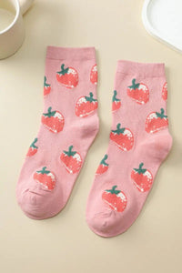 Strawberry Crew Sock