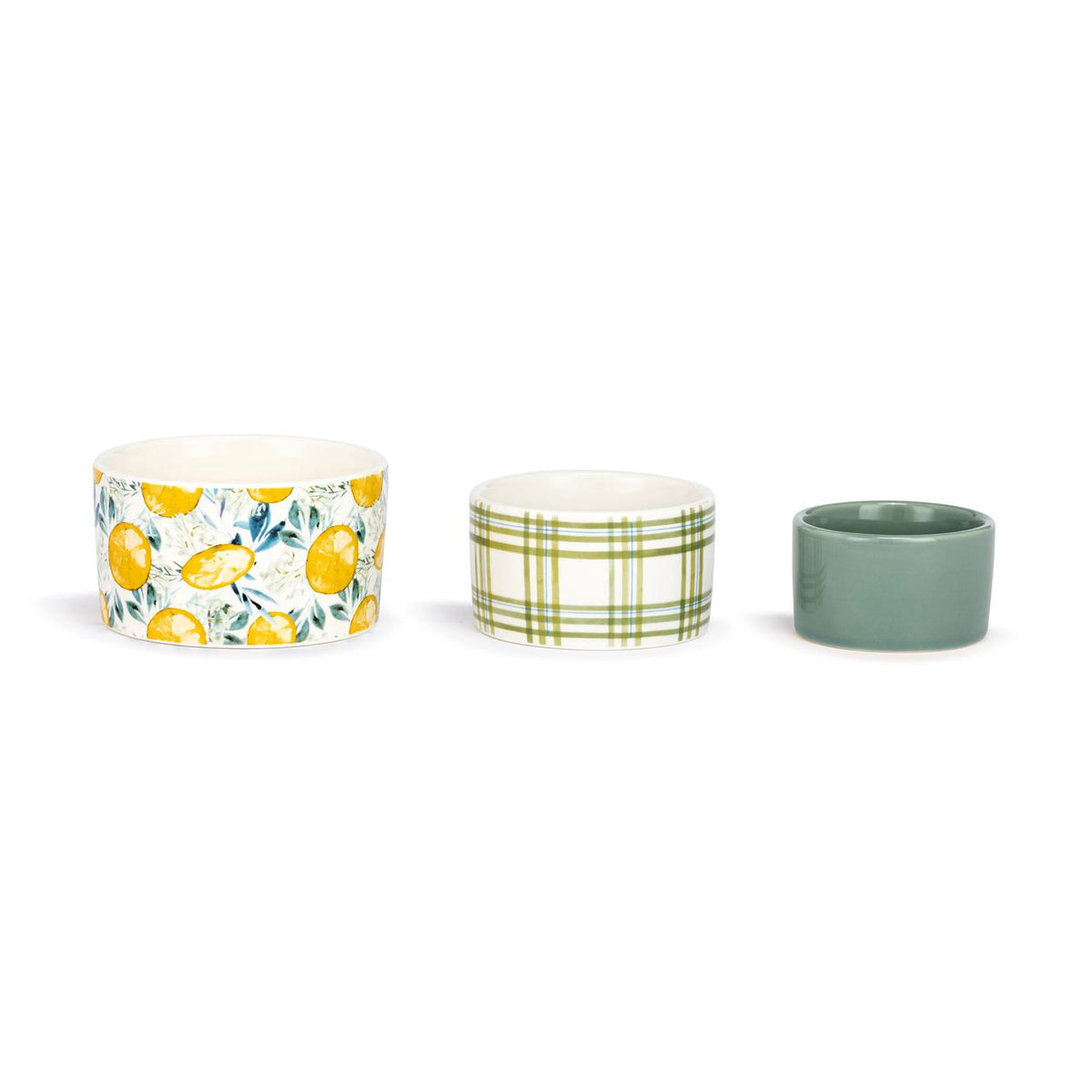 Nesting Prep Bowls Lemons - Set of 3