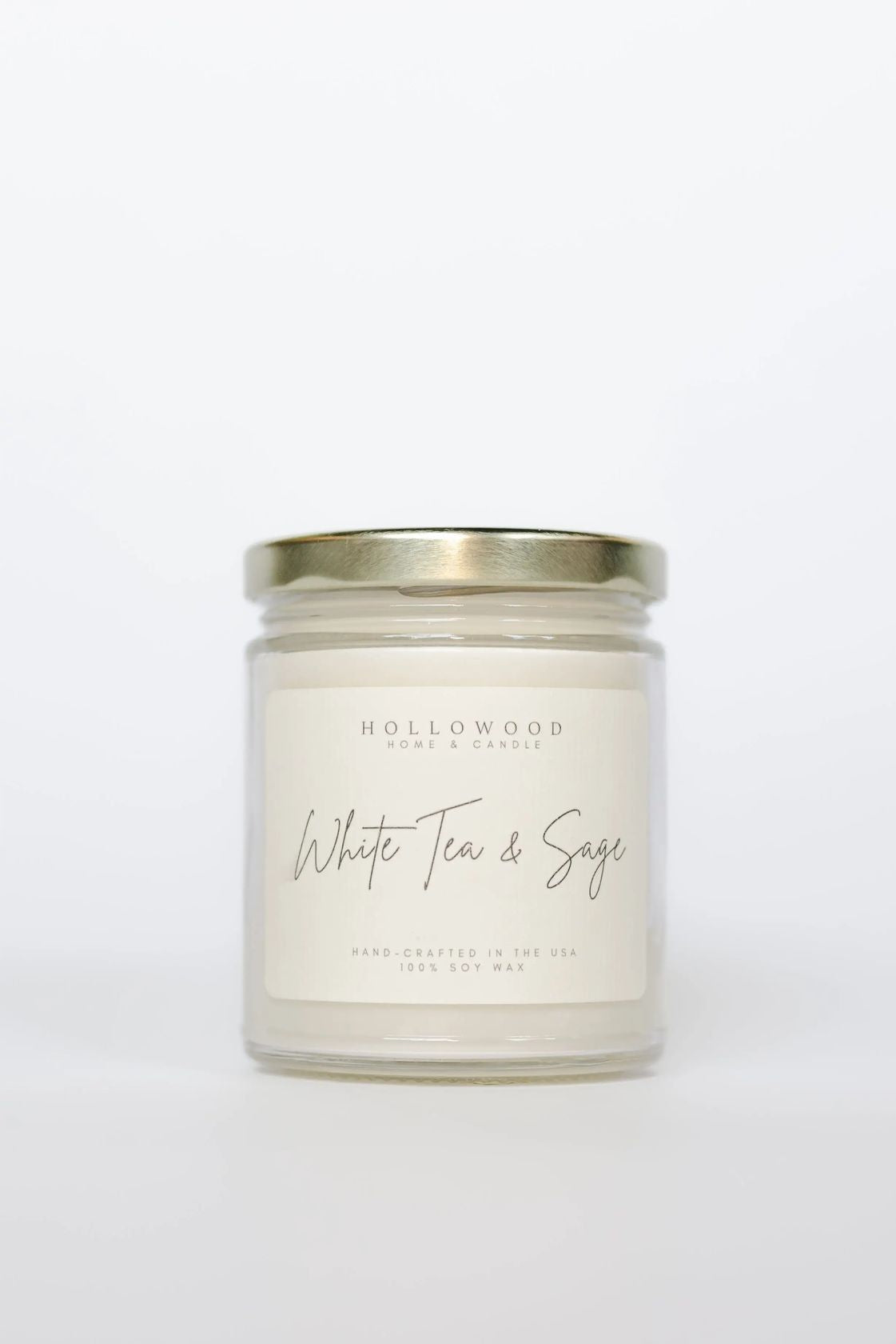 White Tea & Sage Candle (8 Oz)