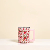 Strawberry Fields Insulated Mug - 14 oz
