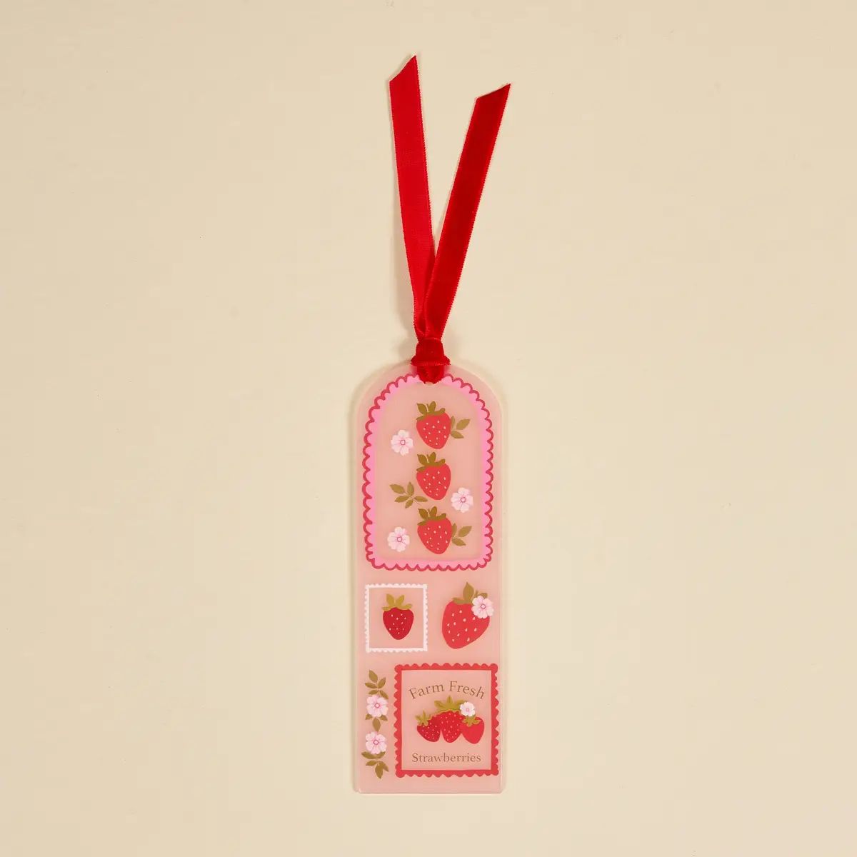 Farm Fresh Strawberries Bookmark