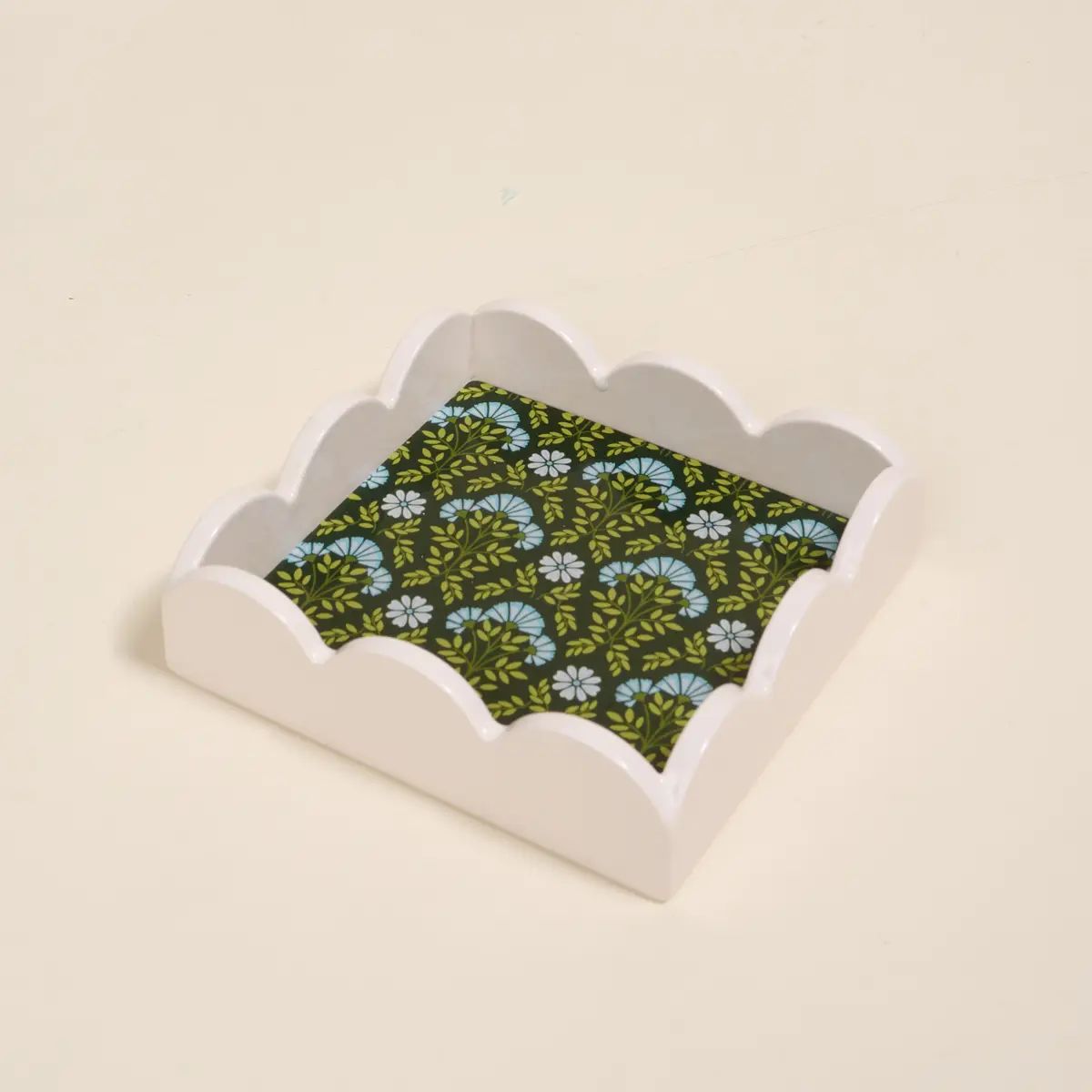 Everbloom Forest Green Trinket Tray