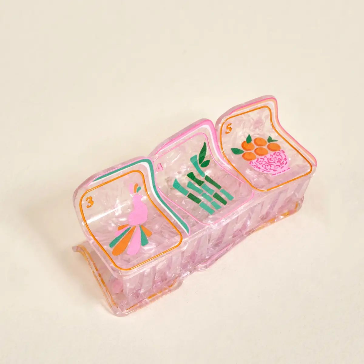 Mahjong Tiles Claw Clip
