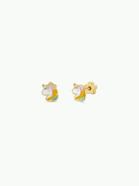 Unicorn Flat Back Kids Earrings
