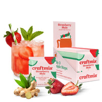 Strawberry Mule Cocktail / Mocktail Mixer - Single