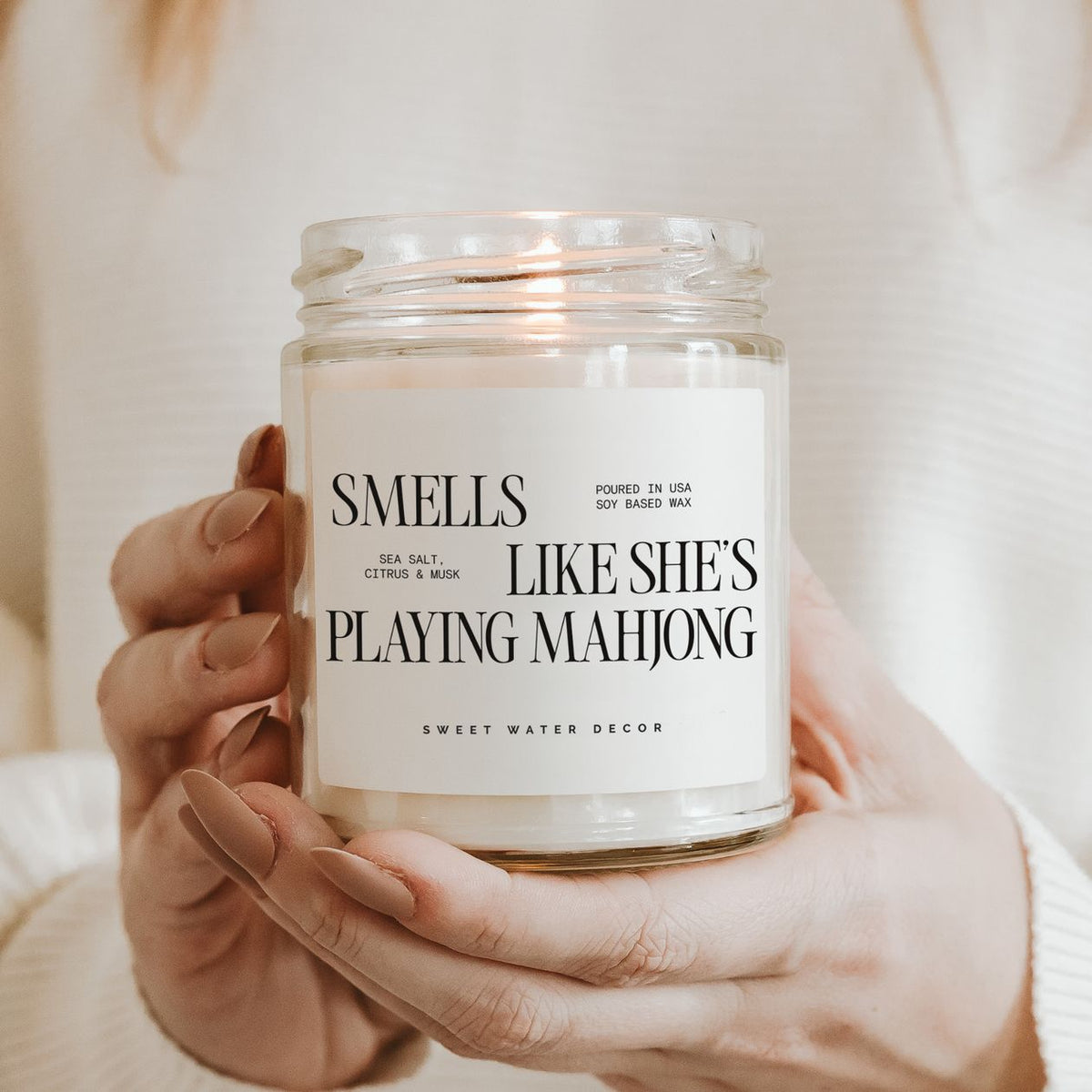 Smells Like She's Playing Mahjong Soy Candle