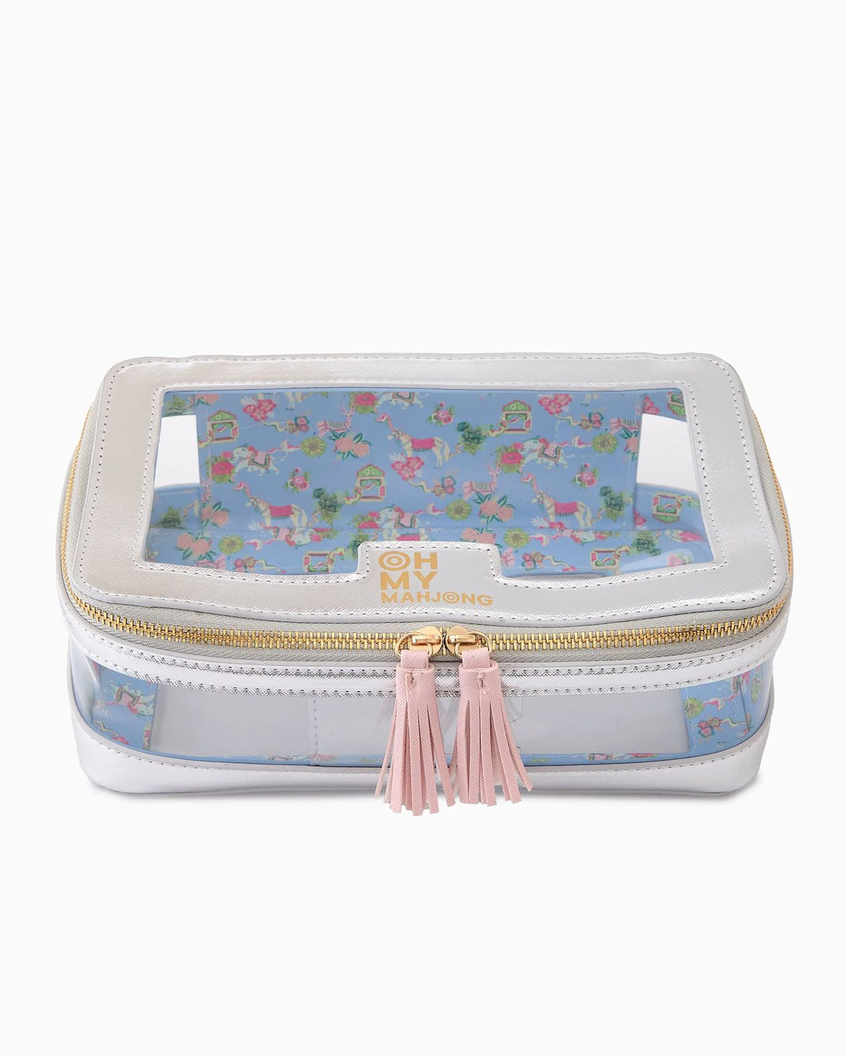 Silver Tile Storage Bag - OH MY MAHJONG