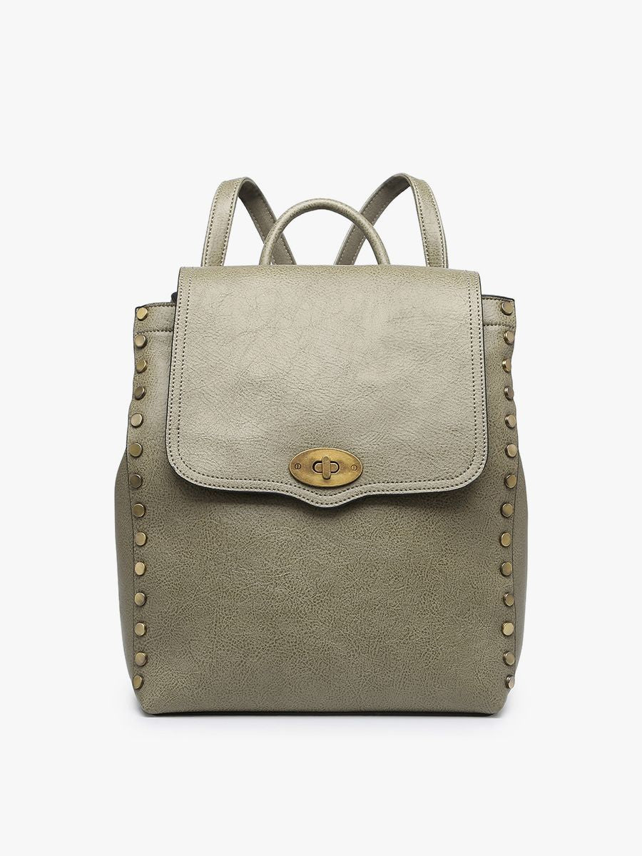 Olive Distressed Backpack