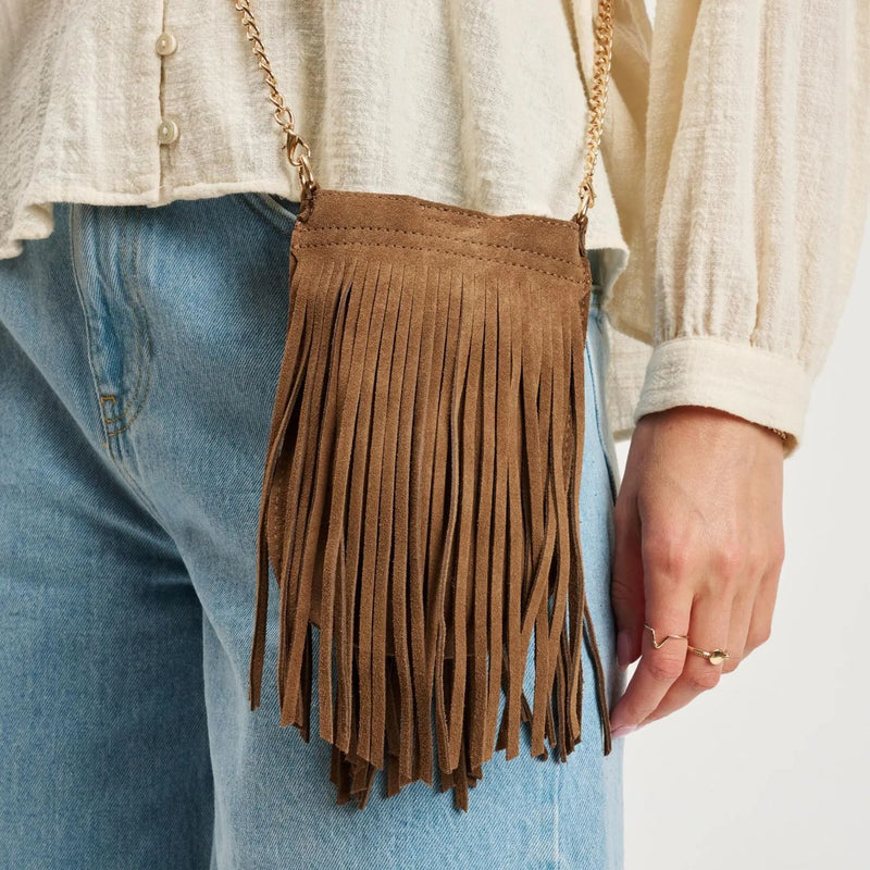 Fringe River Leather Bag