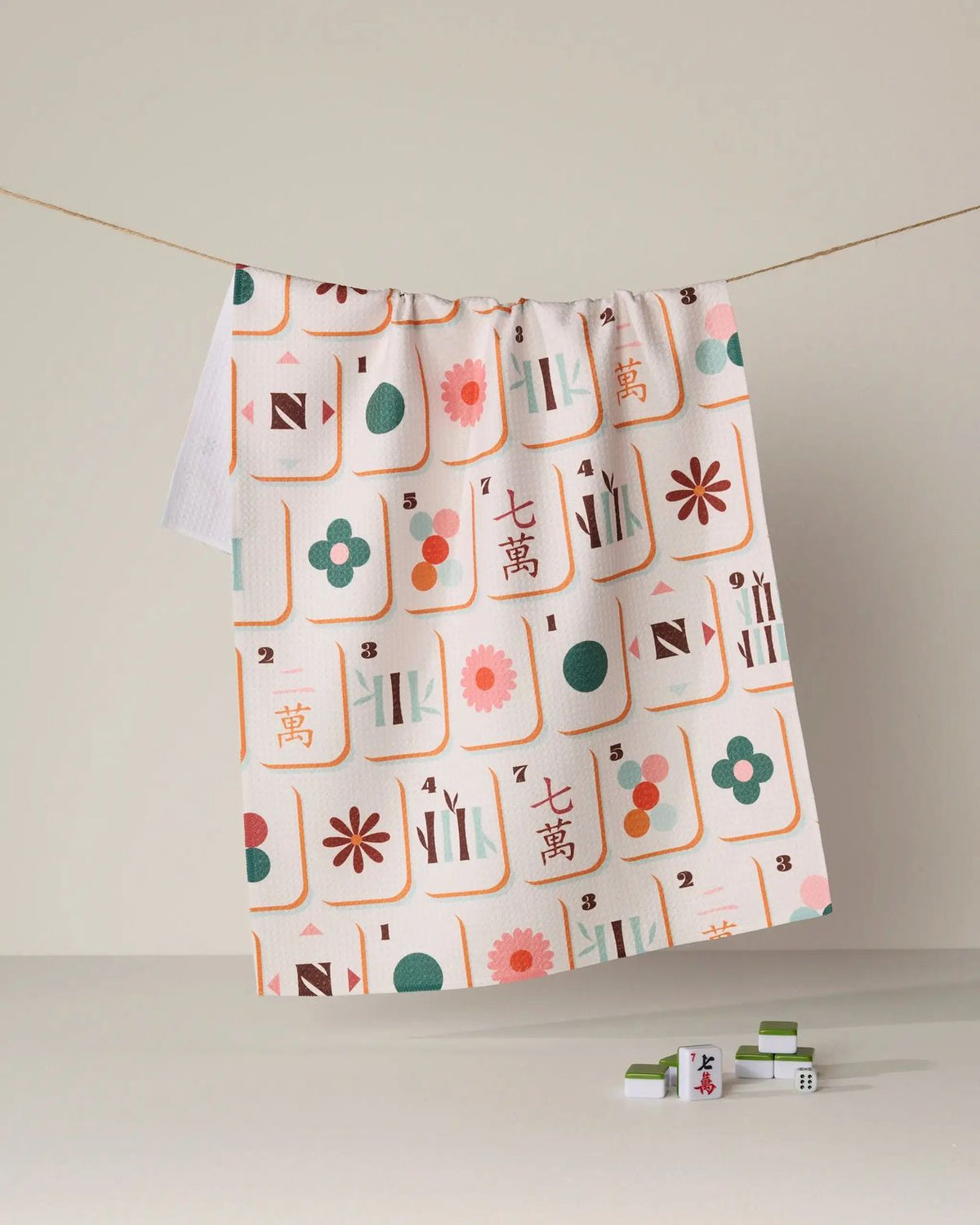 Geometry Tea Towel - Mahjong