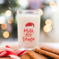 Milk For Santa Mini Glass