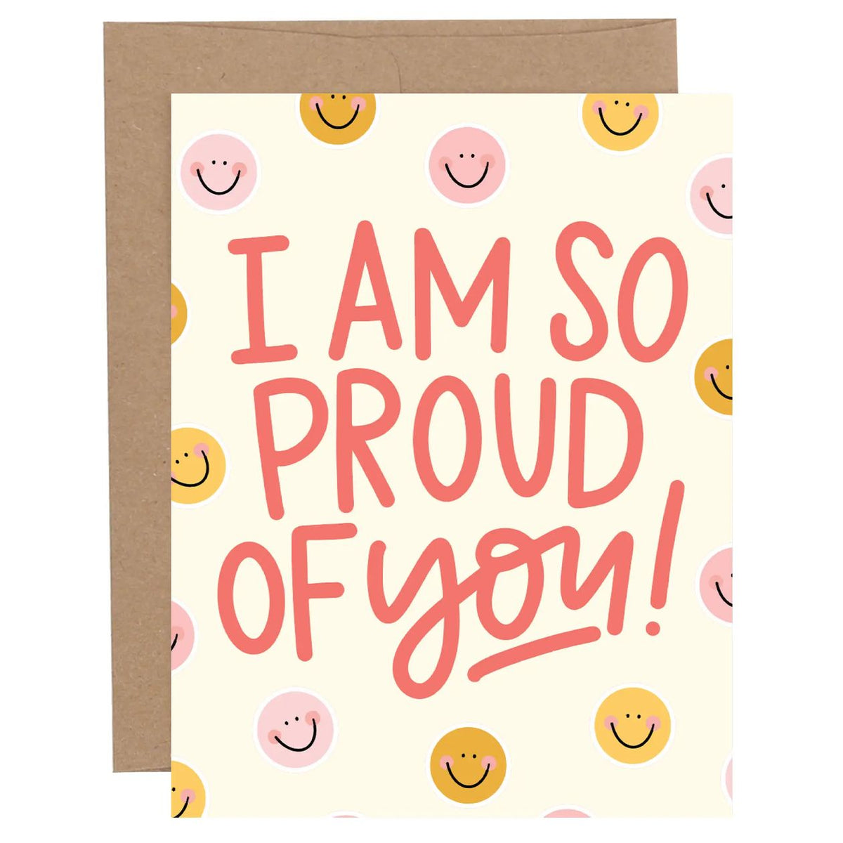 So Proud Smiley Greeting Card