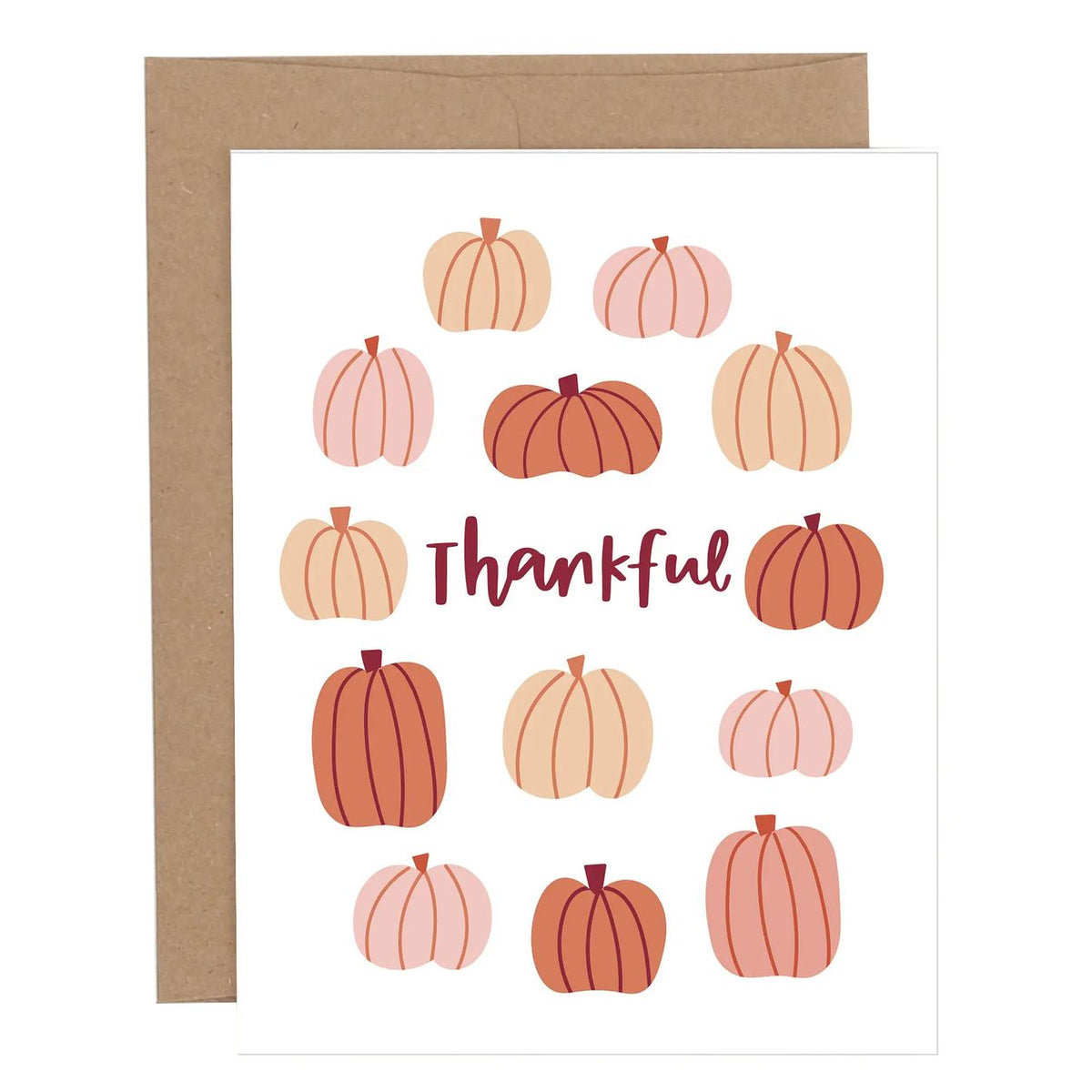 Thankful Pumpkins Greeting Card