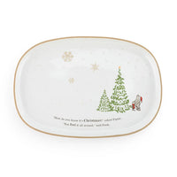 Christmas Ceramic Oval Platter