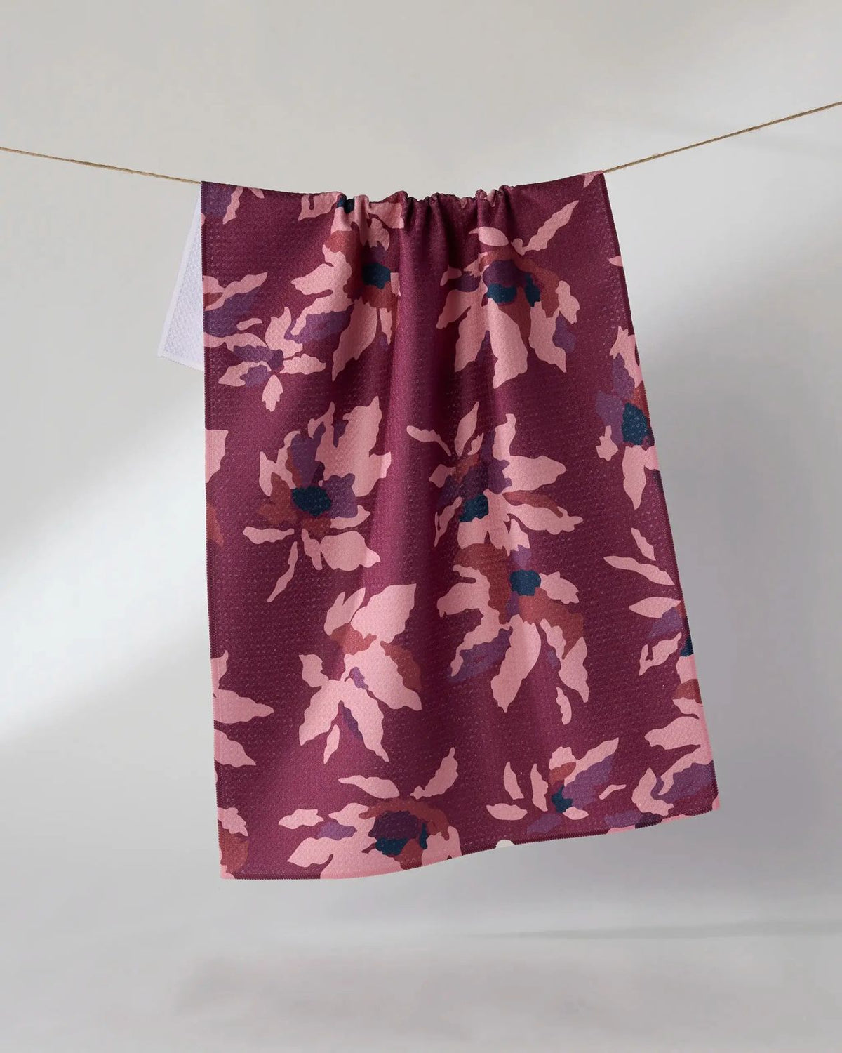 Geometry Tea Towel - Mulberry Bloom