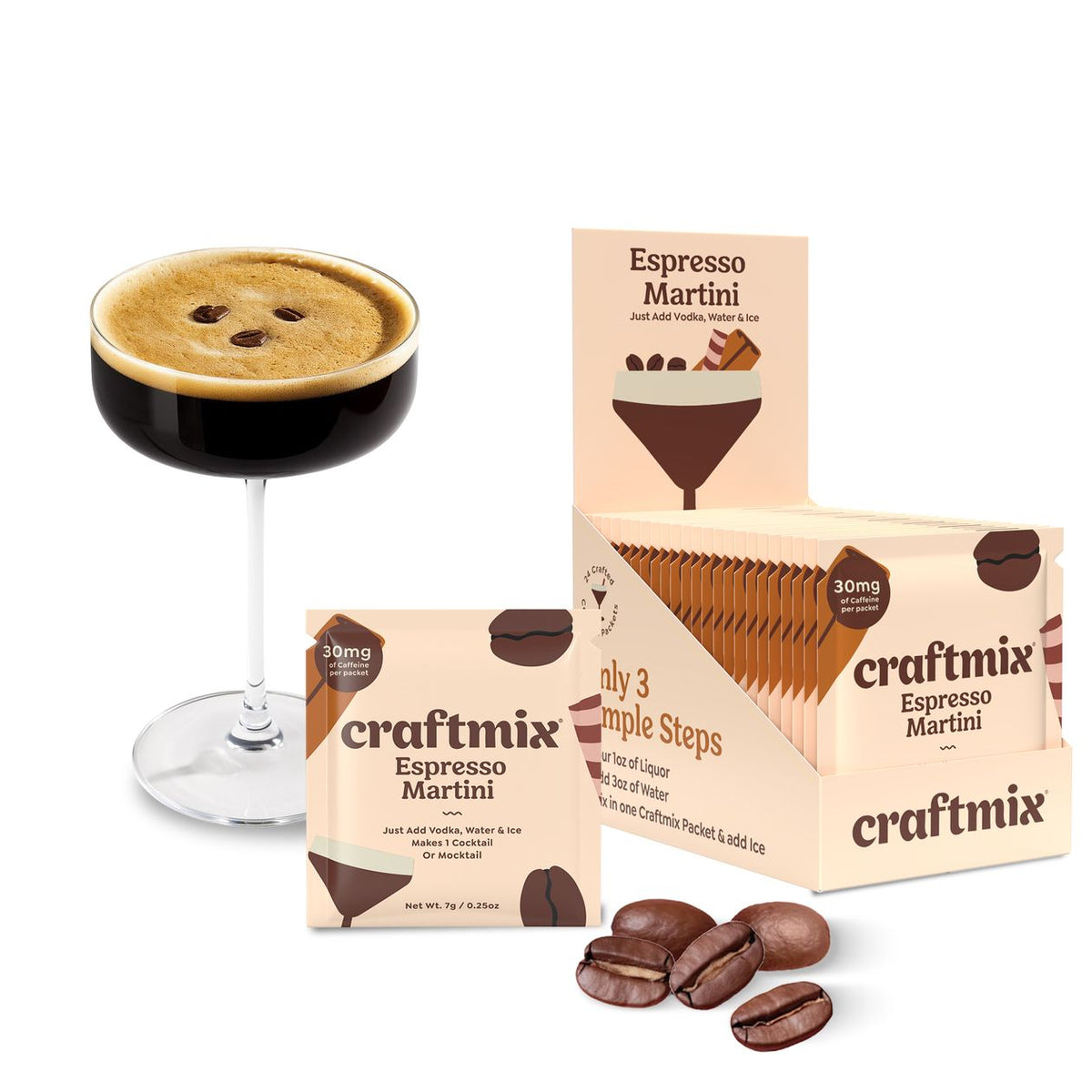 Espresso Martini Cocktail / Mocktail Mixer