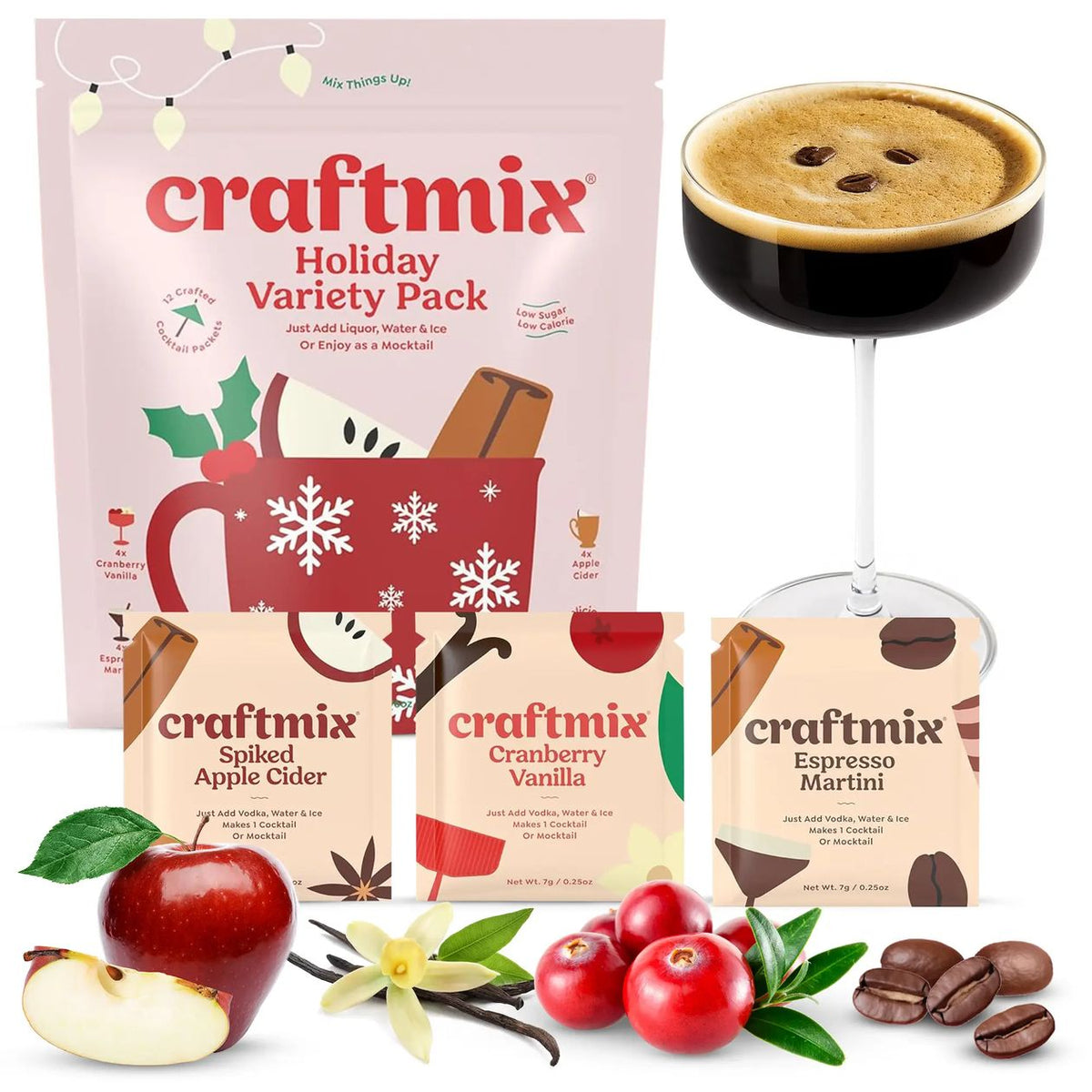 Seasonal Variety Pack Cocktail Mixers - 12 Serving Multipack