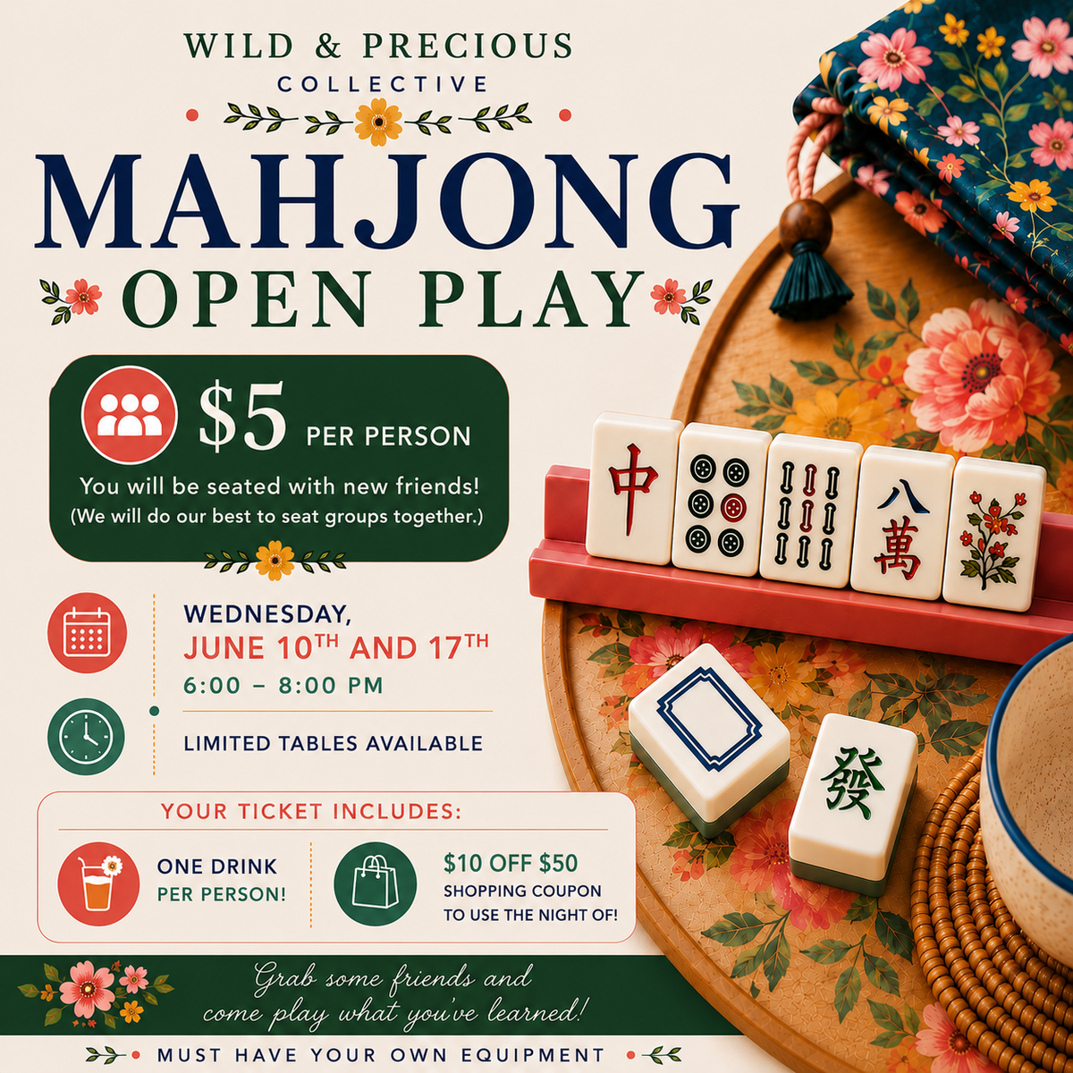 Mahjong OPEN PLAY