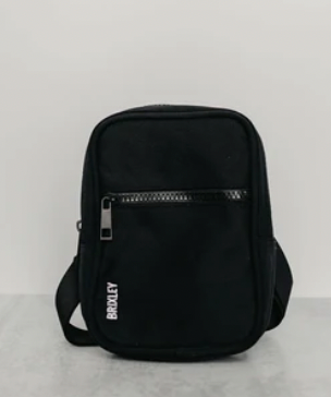Brixley Crossbody Bag - Jet Black Nylon