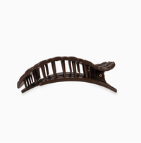 Teletie Flat Clip - Medium- Truly Taupe Quilted
