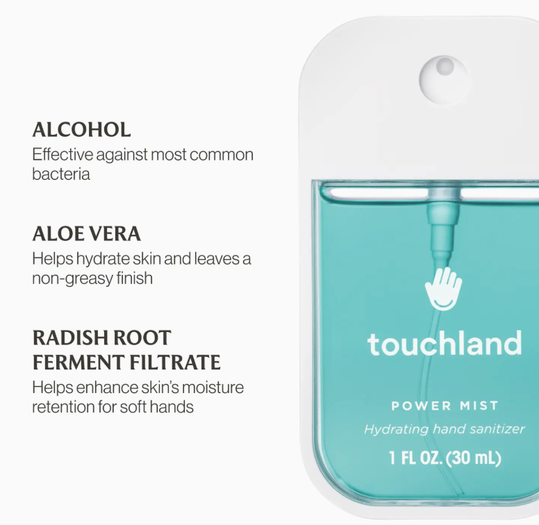 Touchland Hydrating Hand Sanitizer - Blue Sandalwood