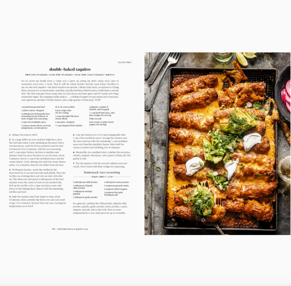 Half Baked Harvest Quick & Cozy Cook Book