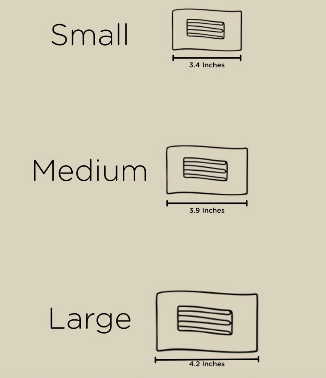 Teletie Rectangle Hair Clip - Medium - Fir Real