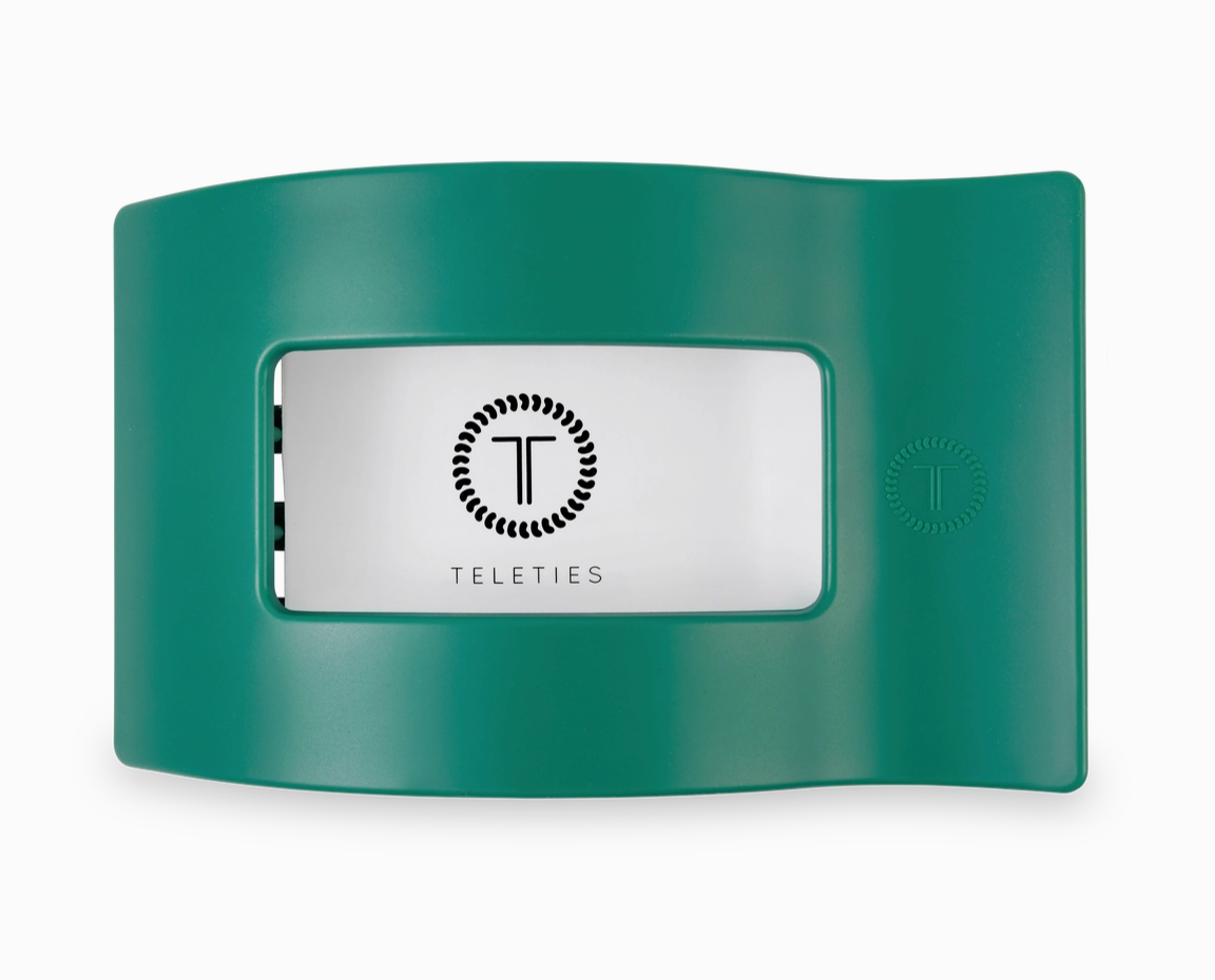 Teletie Rectangle Hair Clip - Medium - Fir Real