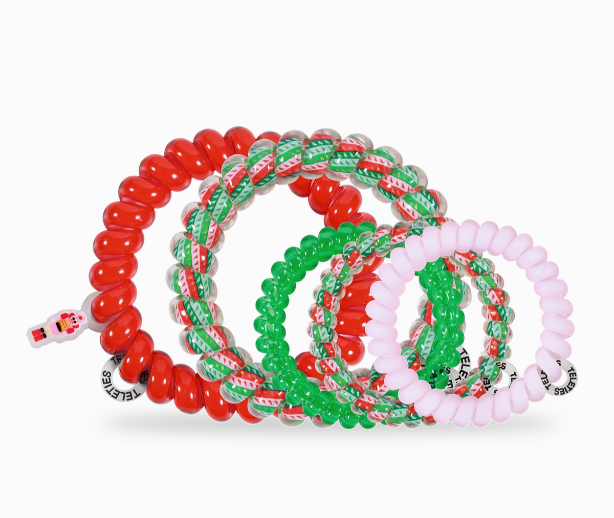 Teletie Spiral Hair Coils - Mix Pack - You Crack Me Up Hair Ties