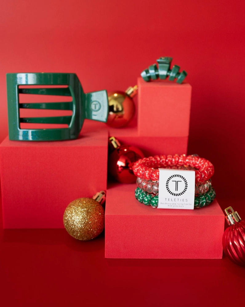 Teletie Spiral Hair Coils - Large - Hooked On Christmas