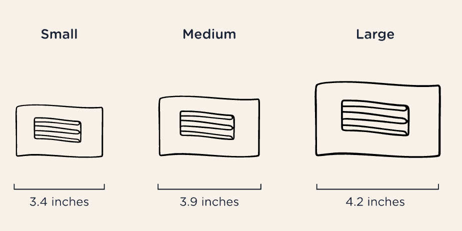 Teletie Flat Rectangle Hair Clip | Medium | Blue Lagoon